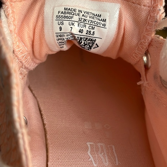 Converse Chuck Taylor AllStar MadisonOx Sneakers 555860F VaporPink Women's 9 - Picture 7 of 7